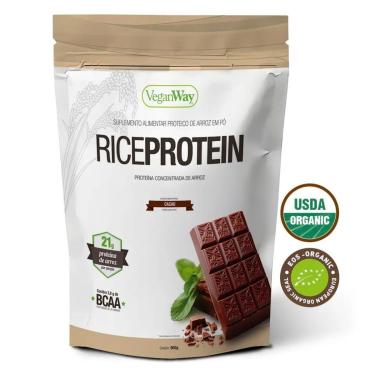 Imagem de Proteína Vegetal Concentrada de Arroz | RiceProtein | VeganWay | 900g | 30 Porções | Sabor Cacau-Unissex