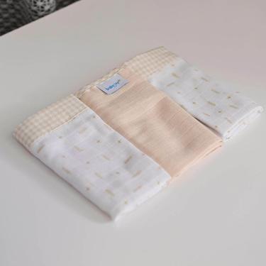 Imagem de Fralda para Bebê 03 Unidades 65 cm x 67 cm Baby Joy