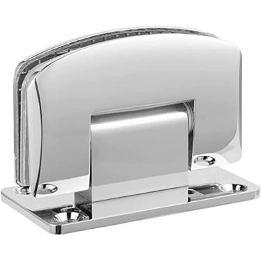 Imagem de Dobradiças de porta de vidro, dobradiças de aço inoxidável, dobradiças de vidro, acessórios de 90 graus, clipes de vidro para porta de vidro/chuveiro/dobradiças de vitrines