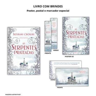 Imagem de Livro - As serpentes prateadas + marcador + postal + pôster