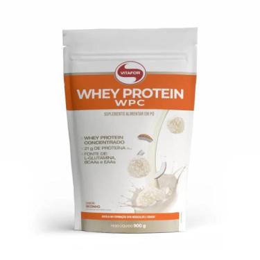 Imagem de WHEY PROTEIN WPC Pouch 900g VITAFOR, BEIJINHO