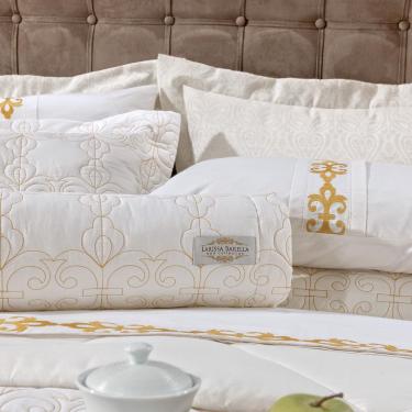 Imagem de Roupa de Cama 200 Fios Elizabeth Branco Casal Queen 04 Peças - Bordados Ricardo
