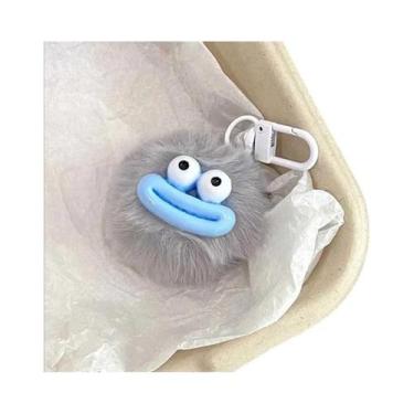 Imagem de Chaveiro De Pelúcia Boca De Salsicha De Palhaço Engraçado, Feio E Fofo