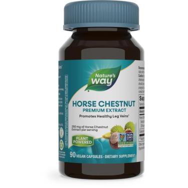 Imagem de Suplemento Nature'S Way Horse Chestnut 250Mg 90 Cápsulas-Unissex