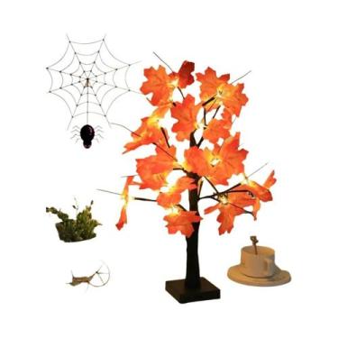 Imagem de Luminária De Mesa DIY Com 24 LEDs Em Forma De Árvore De Bétula Preta P