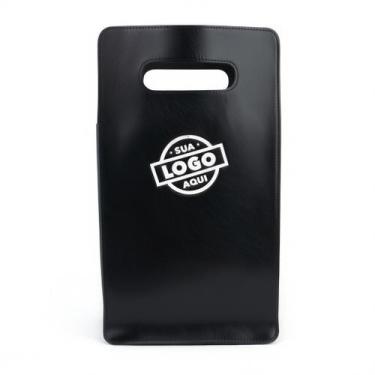 Imagem de Bolsa Porta Vinho Dupla Personalizada com Logo ou Iniciais material si