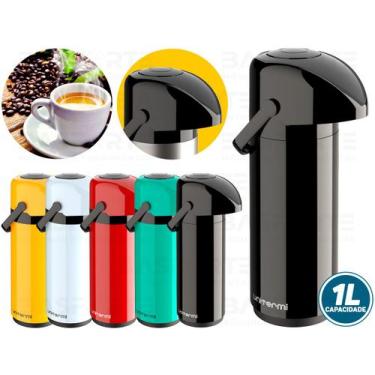 Imagem de Garrafa Térmica Verona 1 Litro Unitermi, Preto