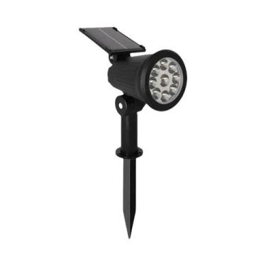 Imagem de Luz De Parede Externa Solar Com 9 LEDs Ajustáveis, IP65 À Prova d'Água