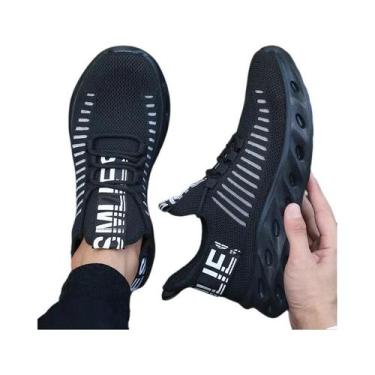 Imagem de Tênis Masculino Ultraleve Respirável De Malha Para Corrida, Secagem Rá