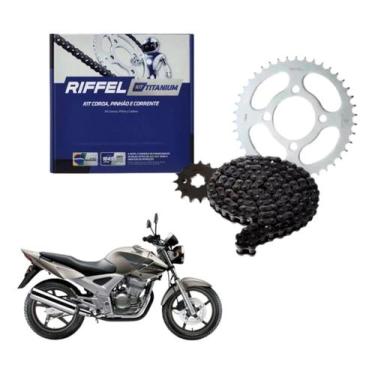 Imagem de Kit Relação Transmissão Tração Cbx 250 Twister 2001 2002 2003 2004 200