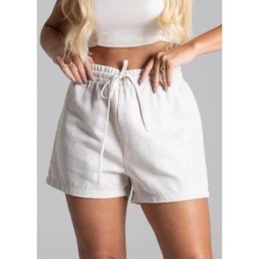 Imagem de SHORTS LINHO FEMININO SAWARY REF:276102-Feminino