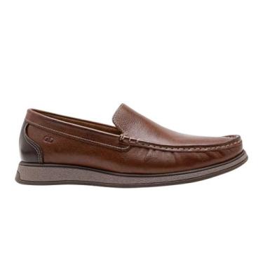 Imagem de Mocassim Masculino Democrata 252301-002 Nash, Conhaque, 39