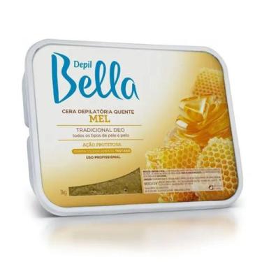 Imagem de Cera Depil Bella Barra 1 Kg Mel