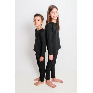 Imagem de Calça Térmica Infantil Unissex - Dodarô, Preto, 04