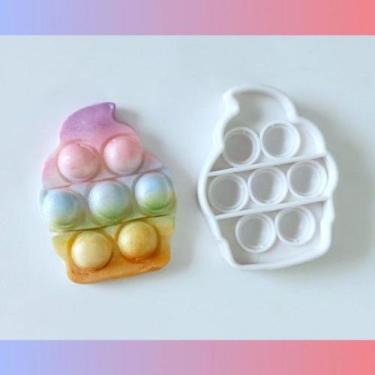 Imagem de Molde de Silicone Cupcake Pop It Fidget Toy - Max Festas