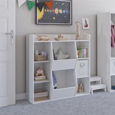 Imagem de Organizador de Brinquedos Vicente 2 Portas 4 Gavetas MDF 106CM