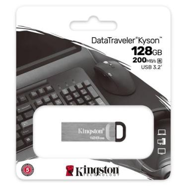 Imagem de Pen Drive 128GB Kingston DTKN/128GB Kyson 3.2 USB