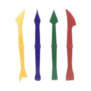 Imagem de Kit De Modelagem De Massa De Argila Para Crianças Com Cortadores De An