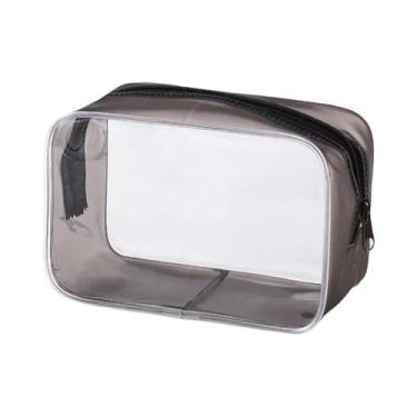 Imagem de Conjunto De 4 Bolsas Cosméticas Transparentes Portáteis Para Organizaç