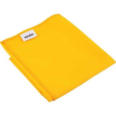 Imagem de Toalha De Microfibra Vonder Amarela 300 Mm X 400 Mm Para Limpeza E Sec