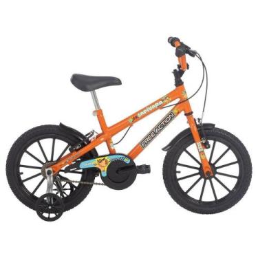 Imagem de Bicicleta Infantil Capivara Riders Aro 16 Quadro Aço V-brake Laranja F