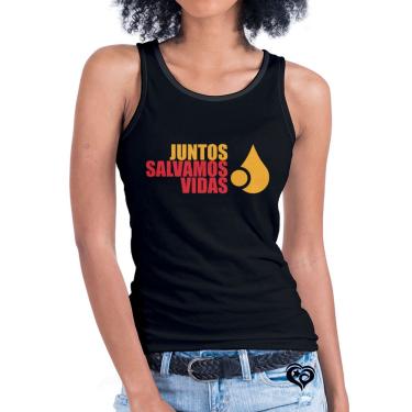 Imagem de Camiseta regata Maio Amarelo feminina Juntos Salvamos Adulto
