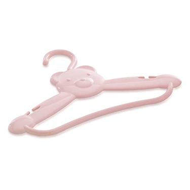 Imagem de Adoleta Bebê Cabide Infantil Urso Fofura Rosa