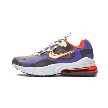 Imagem de Air Max 270 React (GS) Boys Youth Size 4.5 & 5.0 Thunder Gray, Volt, Crimson Swoosh (Numeric_5)