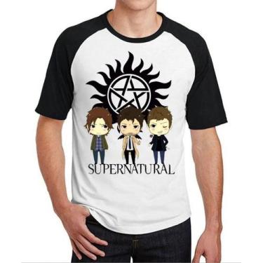 Imagem de Camiseta Da Série Supernatural Camisa Sobrenatural Unissex - Modatop