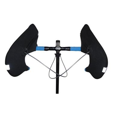 Imagem de Bar Mitts Capa para guidão de clima frio extremo serve para guidões Road Shimano STI com cabos roteados externos, preta