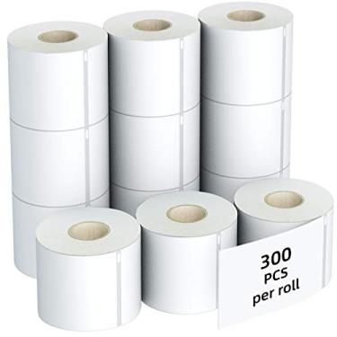 Imagem de 3600 etiquetas de substituição compatíveis com Dymo 30256 2-5/40.6 cm x 10.2 cm Etiquetas de envio (não para Dymo 550, 5XL), LabelChoice 12 rolos de etiquetas térmicas diretas usadas com etiquetadora
