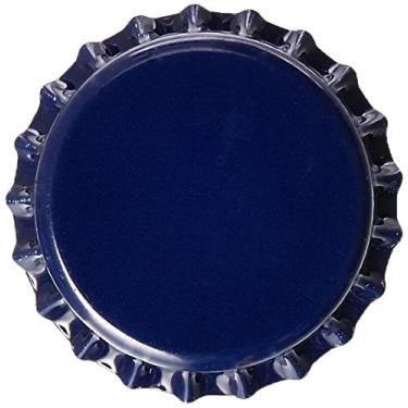 Imagem de Tampas de coroa de garrafa de cerveja azul para cerveja caseira, absorção de oxigênio (144 unidades)