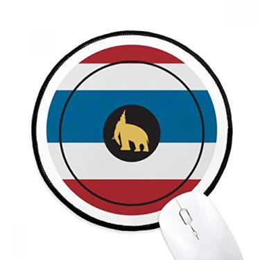 Imagem de DIYthinker Tailândia Feito na Tailândia Elefante Shield Mouse Pad Desktop Office Tapete Redondo para Computador