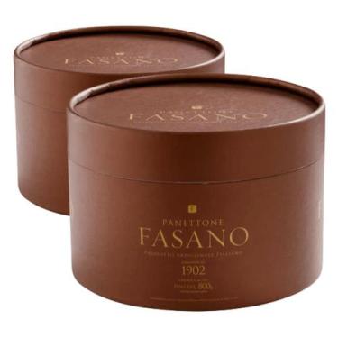 Imagem de 2 Panetones Italiano Fasano Chocolate, Chocotone 800G