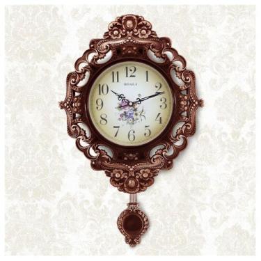 Imagem de Relógio De Parede Cobre Quartz Clock Luxo Com Pendulo 59cm - Gici Deco