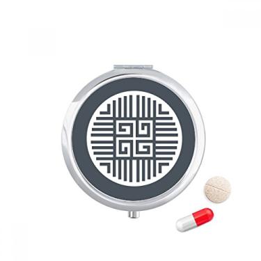 Imagem de Porta-comprimidos com símbolo chinês tradicional da Four Blessings