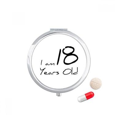 Imagem de Porta-comprimidos com bolso para remédios I am 18 Years Old Age Young