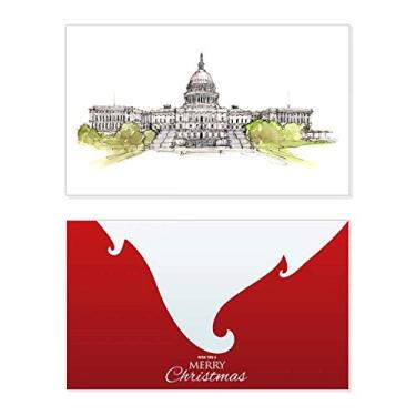 Imagem de Mensagem de Natal com a letra do Natal do Capitólio dos Estados Unidos
