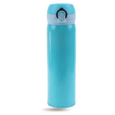 Imagem de Garrafa Termica Squeze A Vaccum C/Tampa P/Bicke Sport Fitness Thermos Exercicios Corrida Cor: Verde