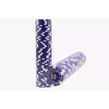 Imagem de Kit Ficha De Poker Com 50 Fichas Numeradas - 40MM ABS