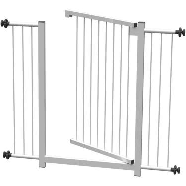 Imagem de Grade Portão Pet Bebê Divisor Ambiente 90 Cm Branco