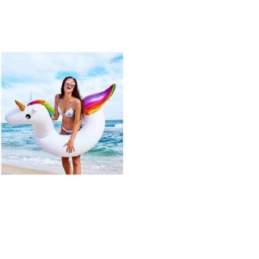 Imagem de Boia Unicórnio Gigante Inflável 130 Cm