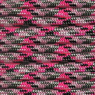 Imagem de Pulseira de sobrevivência de paraquedista 3 em 1 com fivela e bússola de emergência – Disponível em e tamanhos de pulso 7, 8, 9 (rosa neon, camuflagem, 22,8 cm)