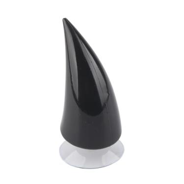 Imagem de Capacete de Motocicleta Diabo Demônio Chifre Com Ventosa Acessórios de Decoração Vermelho Rosa Laranja Verde Preto para Qualquer Capacete (Preto)