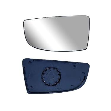 Imagem de Espelho lateral esquerdo do motorista de substituição vidro convexo pequeno com placa traseira para Ford Transit T150 T250 T350 T350HD de 2010 a 2023