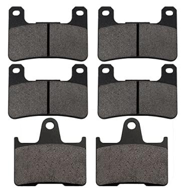 Imagem de LOCOPOW Pastilhas de freio dianteiras traseiras para Suzuki GSXR 2004 2005 2006 1000 2004 2005 Suzuki GSXR 600 750