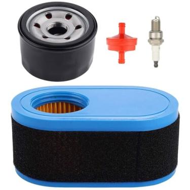 Imagem de Annolai Filtro de ar 951-12260 LT4200 para Craftsman Powermore 420CC T1000 T1200 R1000 LT4200 LT1500 Huskee LT3800 4P90HU 4P90JHA 4P90JT 4P90JU Troy-Bilt TB30 TB30 Filtro de óleo 30R TB42 Mower