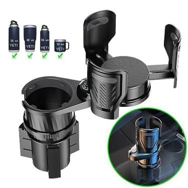 Imagem de KUPAO Adaptador expansor multifuncional 2 em 1 suporte de copo de carro com base ajustável, serve para Yeti, Hydro Flask, Nalgene, garrafas grandes de 10/4 oz. Garrafas e bebidas grandes, copo de viagem