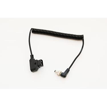 Imagem de Cabo de alimentação espiral D-Tap para travamento DC 5,5/2,1 mm para SmallHD 702, Atomos Shogun Ninja V, dispositivos de vídeo PIX-E7 PIX-E5, Hollyland Mars 400S PRO Cosmo C1