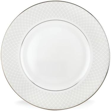 Imagem de Lenox Prato de jantar de renda veneziana, branco